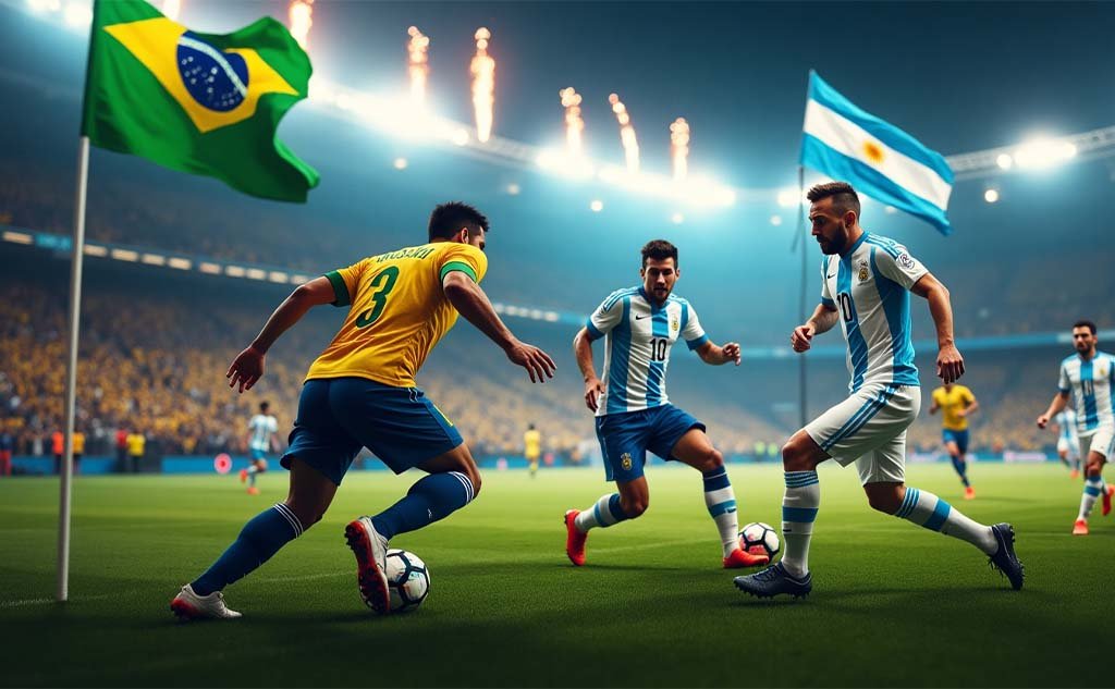 Brazil vs Argentina match Live