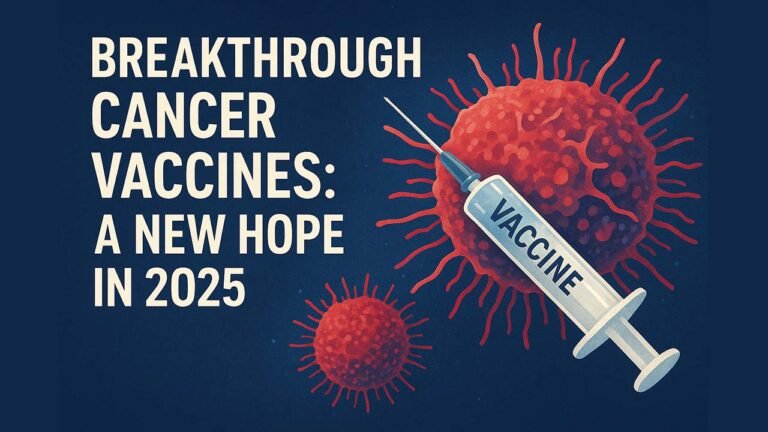 Breakthrough Cancer Vaccines: A New Hope in 2025