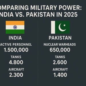 Comparing Military Power India vs. Pakistan in 2025