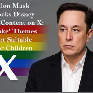 Elon Musk Blocks Disney Pride Content on X 'Woke' Themes Not Suitable for Children
