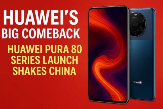 Huawei’s Big Comeback Huawei Pura 80 Series Launch Shakes China