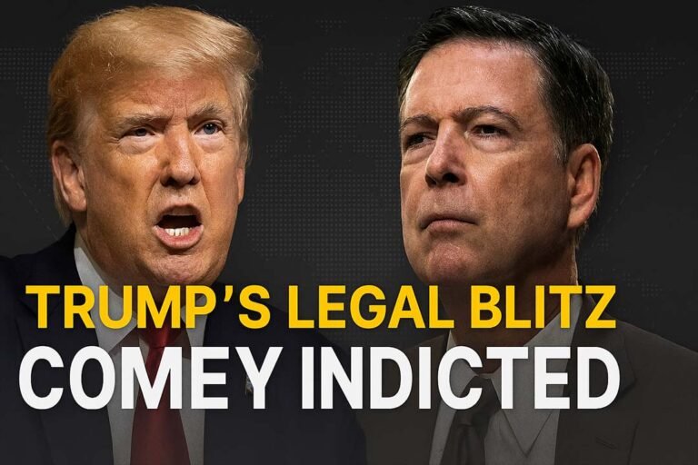 ⚖️ Trump’s Legal Blitz Former FBI Director James Comey Indicted