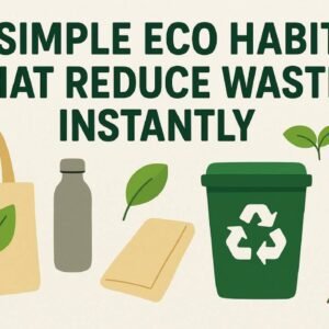 10 Simple Eco Habits That Reduce Waste Instantly