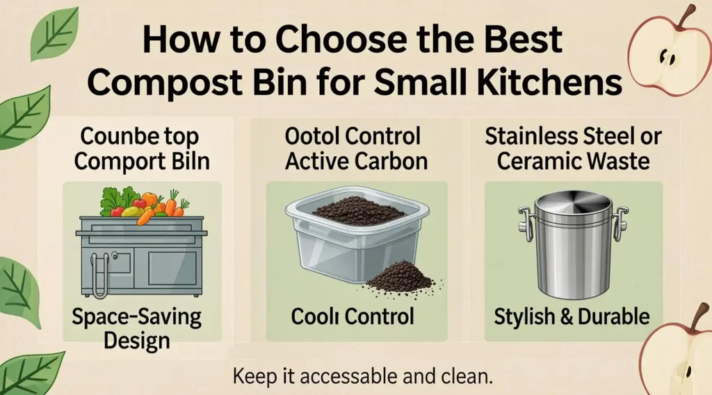 How to Choose the Best Compost Bin for Small Kitchens (No Smell)